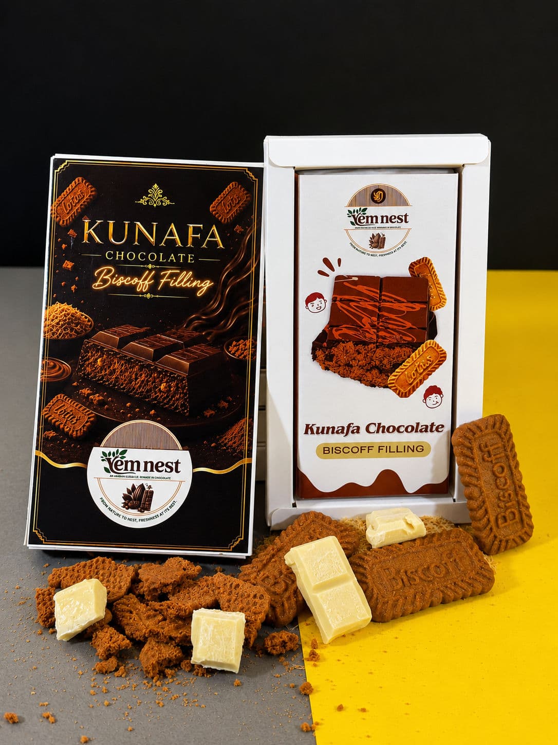 Biscoff Filling Kunafa